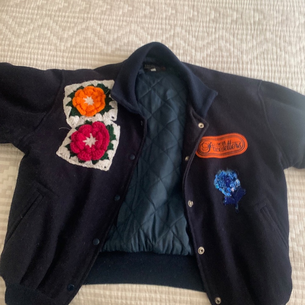 Chicago Designer Vintage Reworked  BomberJacket
